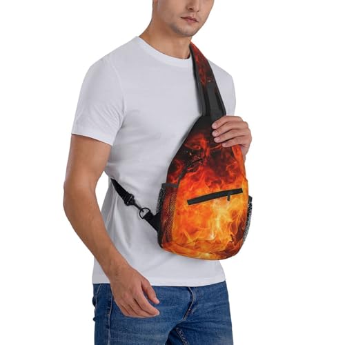 Bolso tipo sling Roaring Flame para senderismo y uso diario miniatura 7