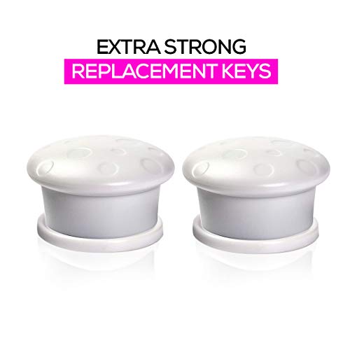 Eco-Baby Universal Replacement Keys for Magnetic Cabinet Locks Child Safety for Drawers