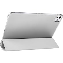 iPad Pro 11 2. 3. 4. Nesil ile Uyumlu Kapakl  K l f, Kalem B lmeli, Standl , Smart Ak ll  Kapak, Uyku Modlu, Gri