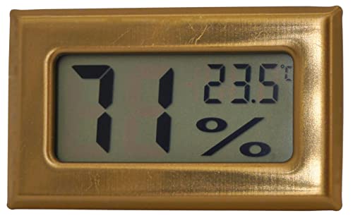 GERMANUS Digital Hygrometer 490, gold