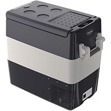 12V Car Refrigerator, 53QT Dual Zone Portable Refrigerator, Electric Cooler & Car Fridge, Plug In Cooler, Car Cooler for SUV, RV, Camping, Road Trips, Freezer 0F-50F, 12V/24V DC, 110-240V AC