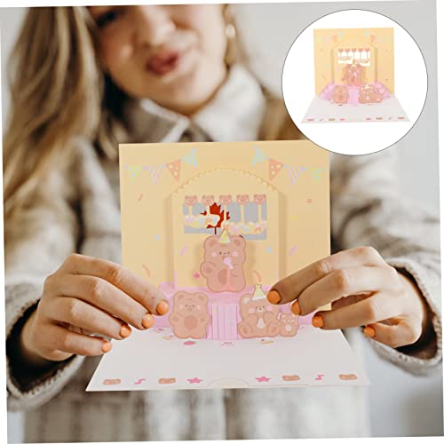 EXCEART 3 Partidas Cartão De Aniversário Em Presentes De Lembrança Cartões Variados Cartão De Festa