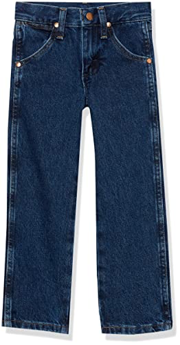 Wrangler Big Boys' Cowboy Cut Jeans,Dark Indaco 11 Slim