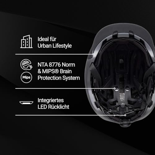 KED Fahrradhelm Mitro UE-1 für E-Bike, City und Pendler