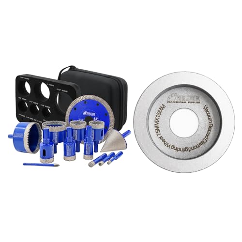 Kit de brocas diamantadas SHDIATOOL 13 piezas para porcelanato miniatura 1