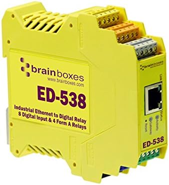 Brainboxes ED-538 Ethernet to Digital IO RelayIO Relay