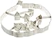 R&M Pumpkin 7.5" Cookie Cutter Stainless Steel in Durable Stainless Steel