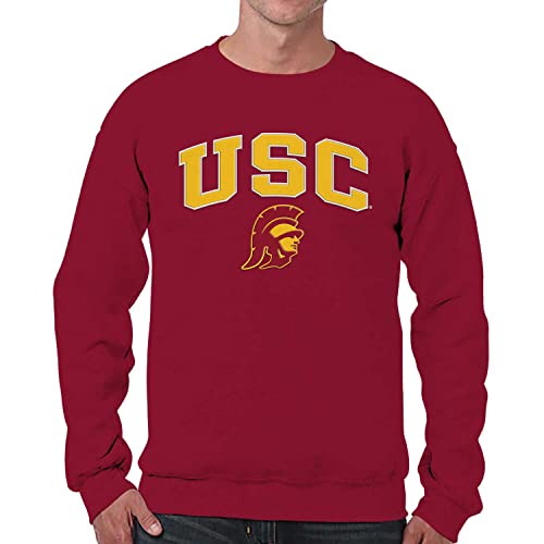 USC Sweatshirt Fleece Crewneck for Men and Women - Cardinal Medium