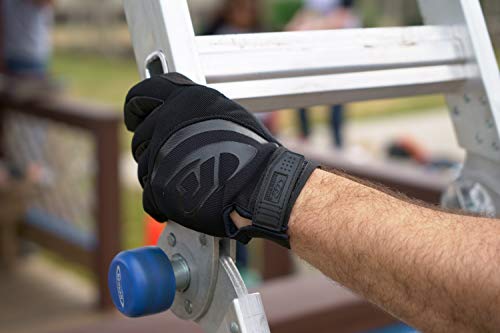 Advanced Rescue Gloves for Mining, Oil, and Gas Workers - Black, Size 9