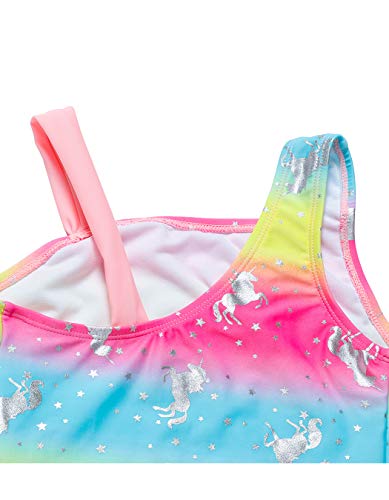 Image of DUSISHIDAN Girls One Piece Swimsuit, Dolphin & Horse