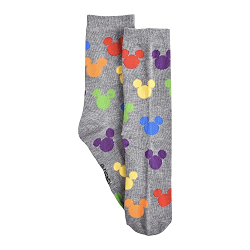 Calcetines Mickey Mouse mujer estilo crew confeccionados en suave algodon 5