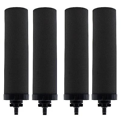Renami 1 Micron Water Filter Replacement for Berkey® BB9-2® Black Purification Elements, Compatible with Berkey® Gravity Filter System, Pack of 4