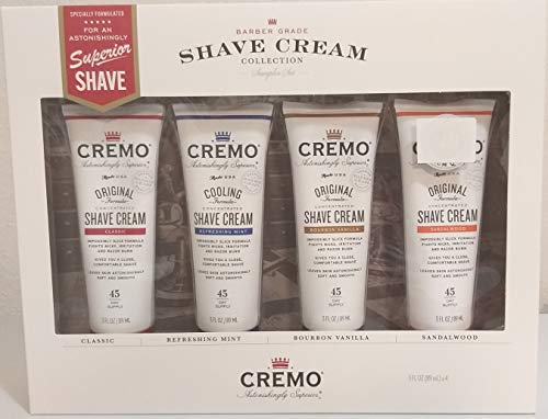 Cremo Barber Grade Shave Cream Collection