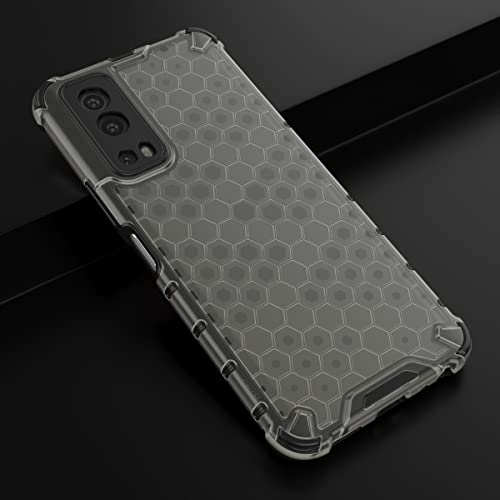 Image of Glasgow Back Case Cover Compatible with IQOO Z3 5G (Stylish Design) - Black