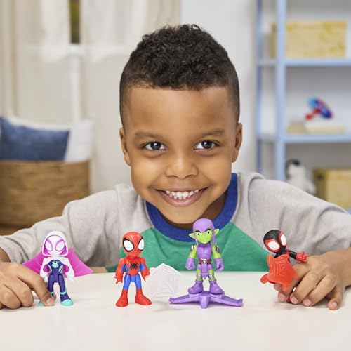Marvel Spidey et Ses Amis Extraordinaires Aventures de lanceurs de Toiles Pack de Figurines Spider Man - vue 3