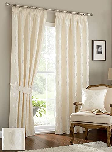 Tissu brocart de soie précieux ivoire et or BRO761 d'exception - 5