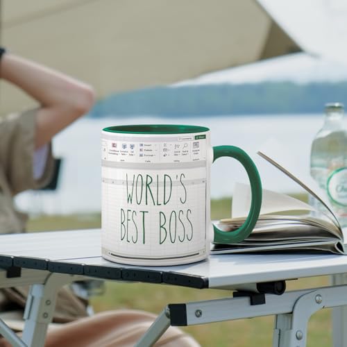 Taza Cerámica World's Best Boss 11 oz miniatura 2