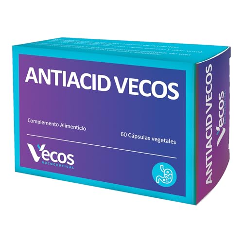 Antiácido Natural con Alginato de Sodio - Alivio Rápido de Reflujo, Acidez y Ardor - 60 Cápsulas Vegetales Sin Químicos - Digestión Confortable