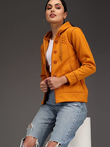 Image of eKools � Women's Fleece Hooded Neck Winters Hoodie Sweatshirt with Pockets (FM7 Series)