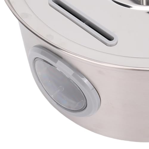 Fuente de agua automática de acero inoxidable para gatos 3.2 L miniatura 7