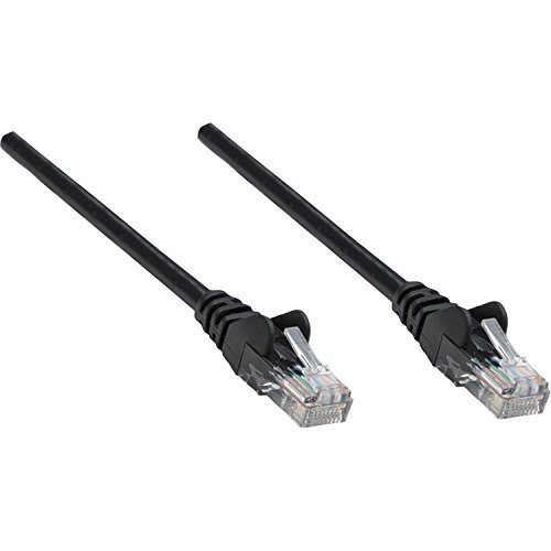 Câble réseau Cat5e UTP Intellinet de 3m noir pour connexion internet domestique