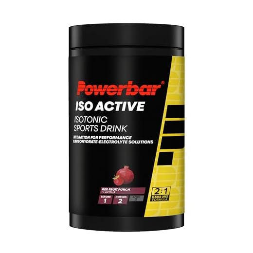 Powerbar - Isoactive - Red Fruit - 600g - Bebida isotónica para deportistas - 5 electrolitos