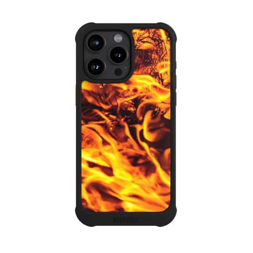 Coque iPhone 15 Pro Max antichoc noire MagSafe design Pompier NIVOmax