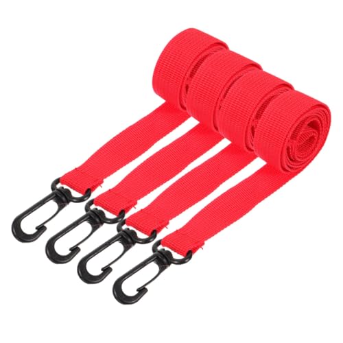 SEWACC 4個 紛失防止ベルト 未就学児用歩行ロープ 幼児用歩行ロープ の鎖 キッドリーシュハーネス 保育園の散歩用ロープ 取り外し可能なウォーキングリード 幼稚園の縄跳び ナイロン 赤