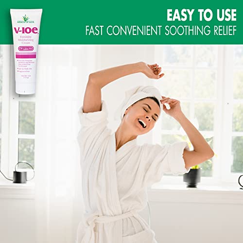 Image of V-loe, 4 oz, Soothes & Hydrates Sensitive Vulva, Non-Estrogen, Non-Prescription Vaginal Comfort