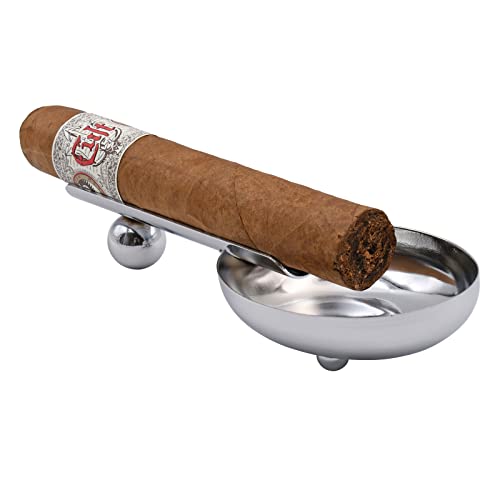 Quality Importers Trading Cigar Ashtray, Stainless Steel