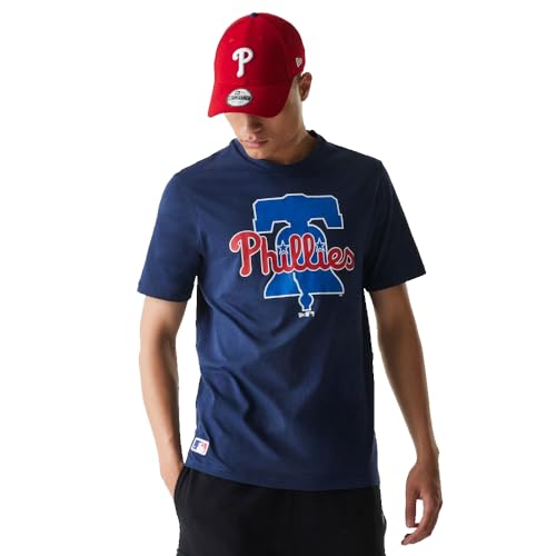 Camiseta New Era MLB Philadelphia Phillies talla L de manga corta regular fit para hombre