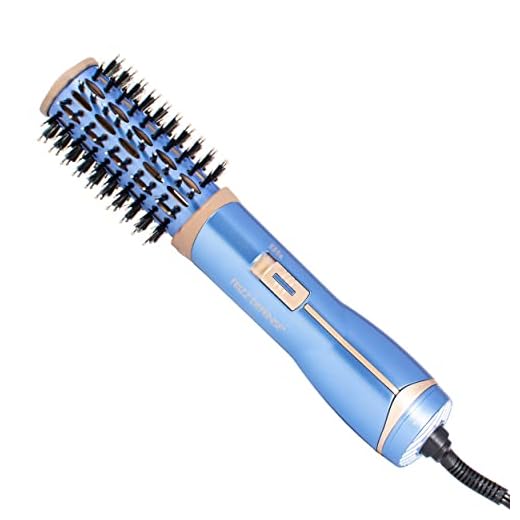 Conair Nano Titanium Ceramic Frizz Defense 1½” (38 mm) Compact Lightweight Hot Air Styling Curl, Straighten, Waver Brush - BC850