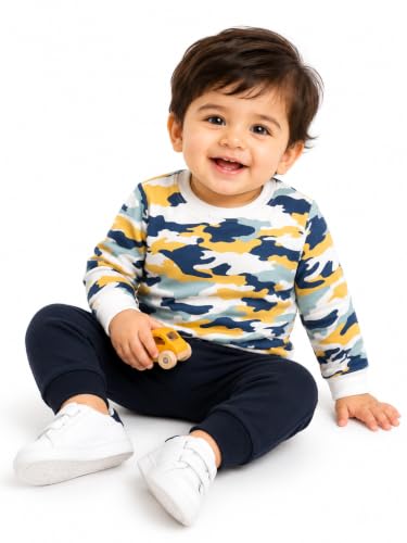 Image of TuddyBuddy Boys & Girls Half Sleeves T-shirt & Lounge Pant Nightwear Set - 100% Cotton Jersey