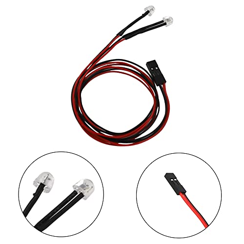 Hircqoo 1/10 Rc Car Rc Car Led Light Headlights Spotlight Compatible With Traxxas Trx-4 Trx-6 Axial Scx10 90046 Axi03007 Redcat Gen8 1/10 Rc Crawler Car Truck (20Mm A) #TOP3