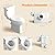 800W Pro Macerating Toilet System, Basement Upflush 2-Piece Toilet with Pump, Copper Motor for Kitchen/Sink/Shower/Washer, 17.7inch Elongated Bowl, 36ft Head Lift, Extension Pipe Included