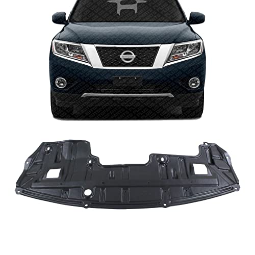 Image of New Front Engine Splash Shield Under Cover Direct Replacement for Nissan Pathfinder 2013-2014 / Infiniti QX60 2014 758923JA0B NI1228147