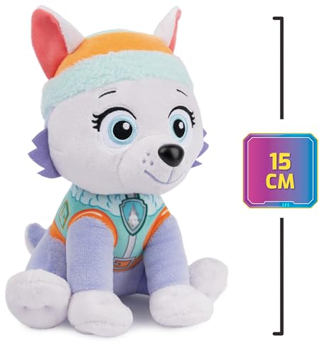 PAW PATROL GUND Everest 23 cm - hochwertiges Plüschtier zur beliebten TV-Serie, detaillierte Gestaltung mit gestickten Augen, ab 1 Jahr