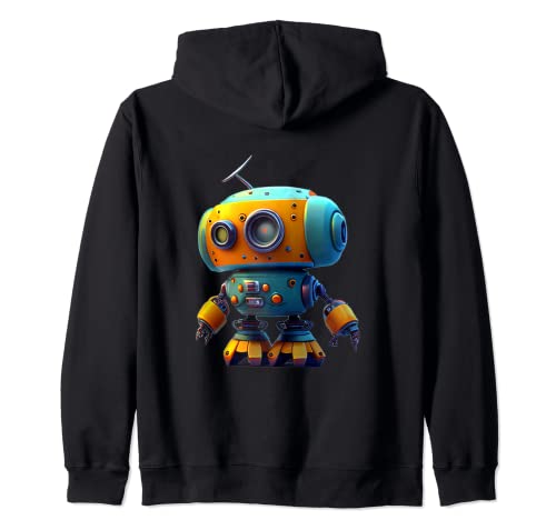 Pequeño robot de radio Sudadera con Capucha