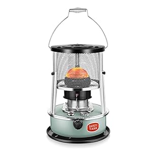 4,5 l kerosine-kachelbrander, convectie kerosineverwarming, 360 ° omgevingsverwarming, draagbare kerosine-ruimteverwarmer, in hoogte verstelbaar, voor binnen/buiten