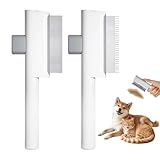 【Soin Doux et Bien-être pour les Animaux】Les dents arrondies des peignes massent délicatement la peau tout en éliminant les poils morts et les nœuds, stimulant la circulation sanguine et favorisant la production naturelle d’huiles cutanées. Ce soin régulier rend le pelage plus brillant, plus doux et plus sain, tout en réduisant la perte de poils dans la maison. Grâce à cette action de massage et de nettoyage, le moment du toilettage devient un moment de détente et de complicité avec votre animal.