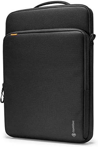 Exclusive Special tomtoc Protective Laptop Sleeve Compatible with 13-inch MacBook Air M1/A2337 A2179 2018-2021, MacBook Pro 13 M1/A2338 A2251 A2289 2016-2021, 12.9 iPad Pro 5/4/3 Gen, XPS 13, Cordura Waterproof Case