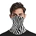 VTCTOASY Zebra Print Neck Gaiter Personalized Soft Windproof Face Covers Cozy Winter Neck Warmer Gator Scarfs Multipurpose Fashion Breathable Bandana Face Mask Scarf for Adult