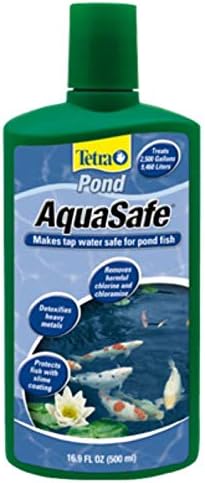 TetraPond AquaSafe 16.9 Ounces, Makes Tap Water Safe For Pond Fish