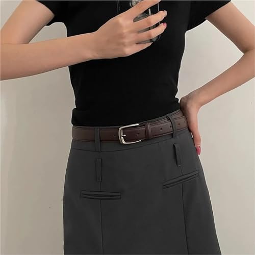 2.8x108cm PU Leather Belt For Women Summer Buckle Belt Female Jeans Coat Dress Waistband3