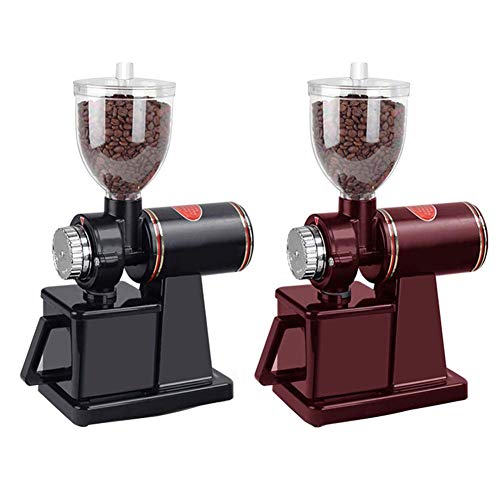 RTYUI Elektrische Kaffeebohnenmühle, Antike Kaffeemühle, 8-Gang Einstellbar, Abnehmbarer Bohnenbehälter, Für Home Office… – Bild 5