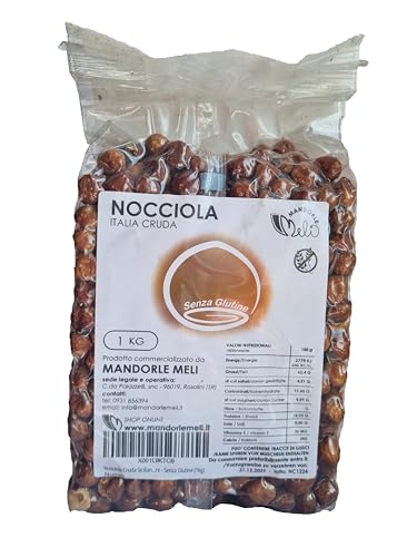Sizilianische Rohhaselnuss - Trockenfrucht Quelle von Vitaminen und Ballaststoffen - Glutenfrei (1kg)