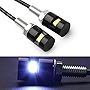 Yonput 2 PCS License Plate Light, 12V Waterproof LED Bulb,License Tag Screw Bolt Lamp for Car Motorcycle Truck RV ATV Bike (White LED Light)