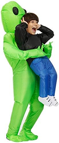Decalare Alien Inflatable Costumes Unicorn Fancy Costume Halloween Cosplay Fantasy Costume for Adult/Kids 4