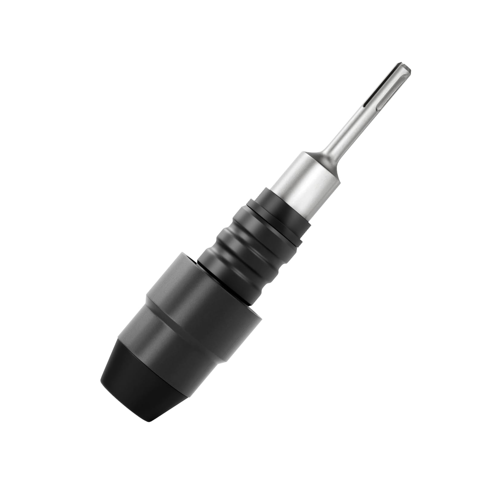 YOSIGHT SDS-Plus to SDS-Max Adapter for Rotary Hammers - 8-1/4 Inches Long Black Alloy Steel Adapter