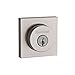 Kwikset 159 Square Double Cylinder Deadbolt featuring SmartKey in Satin Nickel